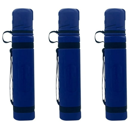 

3X Blue 14.3LB Guard Welding Weld Electrode Rod Storage Tube Container Hold Cannister with Straps