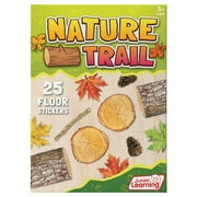 Junior Learning Nature Trail Educational Floor Stickers, 25 Floor Stickers