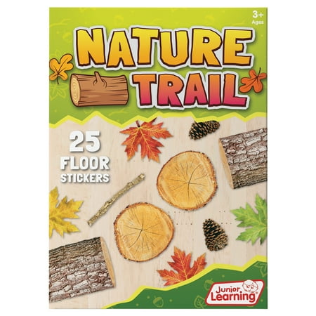 UPC: 0850010476438 | Junior Learning Nature Trail Educational Floor Stickers 25 Floor Stickers