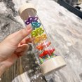 thumbnail image 3 of Tubo de sonido, instrumento de percusión Orff, simulador de sonido de lluvia, tubo de sonido, reloj de arena arcoíris, campana de arena, material didáctico para lecciones de música de educación, 3 of 5