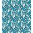 thumbnail image 3 of Paisley Duvet Cover Set, Ocean Inspired Design with Stripes and Flowers Abstract Background Image Print, Decorative 3 Piece Bedding Set with 2 Pillow Shams, King Size, Blue and White, by Ambesonne, 3 of 3