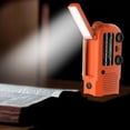 thumbnail image 2 of Mighty Rock Solar Emergency Hand Crank Radio 5000mAh, with Reading Lamp, LED Flashlight, SOS Alarm, Cellphone Charger, Weather Scan Alert for Household Outdoor Survival, 2 of 7