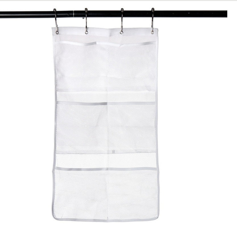 Mesh Shower Caddy Hang Shower Curtain Pogah Bath Toy Organizer Shower-Storage 
