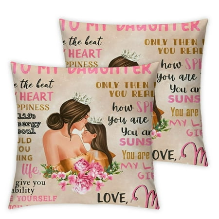 

WGOD Short Plush Square Pillow Case Set of 2 Home Furnishing for Living Room Bedroom Sofa Car Heat Transfer Printing Design 18x18in