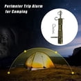thumbnail image 3 of Perimeter Trip Alarm  Trip Wire Activated Alarm Device with Fast Responding  Early Warning Security System for Camping and Property Safety(Army-Green), 3 of 6