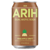 ARIH Dual Biotic Soda, Functional Prebiotic and Postbiotic Soda, Low Sugar, Pineapple Drift, 12 fl oz