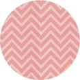 thumbnail image 1 of Ahgly Company Indoor Round Patterned Bean Red Area Rugs, 7' Round, 1 of 6