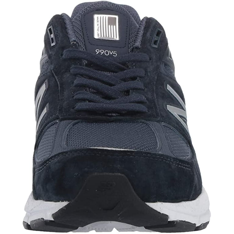 New Balance M990NV5: Men's 990NV5 Navy/Silver Sneaker (12 4E US