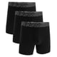 thumbnail image 1 of UNDER ARMOUR Calzoncillos bóxer para hombre, pack de 3 - Performance Cotton Boxer Briefs - Solid 6 in, Stretch, Mezcla de algodón Negro M (Medium), 1 of 3