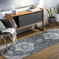 thumbnail image 2 of Hauteloom Beaudesert Living Room, Bedroom Area Rug - Brown, Gray, Blue - 6'7"-Round, 2 of 17