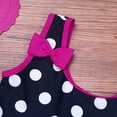 thumbnail image 4 of MSemis Baby Girls Polka Dots One Piece Swimsuit Ruffles Bikini Beach Swimwear Bathing Suit,Size 0-3T Rose_Red 2-3, 4 of 6