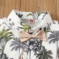 thumbnail image 4 of Gyratedream 6M-4T Baby Boys Hawaii Short Sleeve Blouse Shorts Summer Party Outfits, 4 of 7