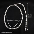 thumbnail image 4 of Collier de Mariage Mode Perle Cristal Dos Tombant Collier de Mariée Dos Collier pour Mariage Bal, 4 of 6