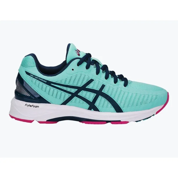 ASICS WOMEN'S GEL-DS TRAINER RUNNERS ARUBA BLUE/INK BLUE/FUCHSIA PURPLE SIZE 7.5