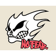 thumbnail image 2 of No Fear Fire Skull Logo Adult Natural Crew Neck Short Sleeve Tee-3XL, 2 of 2