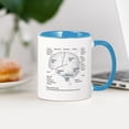 thumbnail image 3 of CafePress - Functional Areas Of The Brain, Artwork 11 Oz Ceram - 11 oz Ceramic Mug - Novelty Coffee Tea Cup, 3 of 4