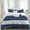 Blue, variant on Blue Plaid Set of 4 Bedding Quilt Covers, Country Live Love Laugh Text Star Love Heart 4-Piece Bed Sheet Set with Extra Soft Bed Sheets Quilt Cover Pillowcase, Twin