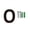 black O, variant on Gecau Three-dimensional Iron Art Number Letters House Number Screw Home House Number Sign Home Supply Black Metal