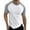 Grey, variant on Men's T-Shirts Soft Summer Short Sleeve Sports Color Block Raglan Sleeves Round Neck Casual Breathable Tshirt