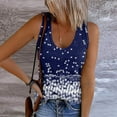 thumbnail image 2 of Eashery Women Tank TopsSleeveless Womens Tops Summer Blouse Womens Tank Tops Summer Dark Blue M, 2 of 5