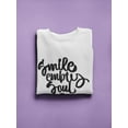 thumbnail image 3 of Smile, Empty Soul Sweatshirt Women -Image by Shutterstock, Female 4X-Large, 3 of 4