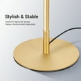 thumbnail image 5 of DEWENWILS 57.5" LED Corner Floor Lamps for Living Room Set of 2, Dimmable Standing Lamps for Bedroom, Office, 3000K, Gold, 5 of 8