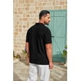 thumbnail image 4 of COOFANDY Men's Casual Polo Shirts Old Money Short Sleeve Casual Button Polo T-Shirt Summer Collared Golf Shirt, 4 of 6