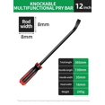 thumbnail image 1 of 8-18inch Multi-Function Long Tire Crowbar 30° Tire Replacement Tool Car Pry Bar Heavy Duty Crowbar CV-R Removal Hand Tools 12 inch, 1 of 6