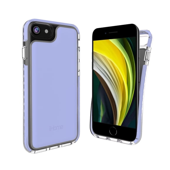 Open Box iHome Velo Silicone Impact Case, iPhone SE/6/7/8, Lavender