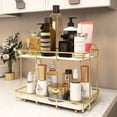 thumbnail image 2 of Light Luxury Countertop Makeup Organizer Skin Care Products Perfume Organizer for Cosmetics Bathroom Storage Rack C, 2 of 7