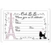 Paris Party Invitations (20 Count) With Envelopes