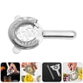 thumbnail image 3 of 1Pc Stainless Steel Cocktail Strainer Rustproof Bar Ice Strainer (Silver), 3 of 8