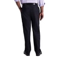 thumbnail image 3 of Haggar Mens Classic fit Dress Pants 36 / 29 Black Solid Stretch, 3 of 4