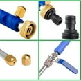 thumbnail image 4 of Hydronozzle 2-in-1 Portable Power Washing Nozzle, Portable Washer Pressure Washer Accessories, High Pressure Hose Nozzle for Garden with 2 Different Nozzles and Hose Quick Connectors (Black), 4 of 7