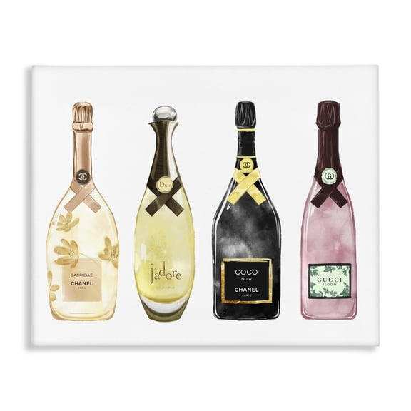Stupell Industries Contemporary Perfume Bottle Fashion Glam Canvas Art, 20 x 16, by Ziwei Li