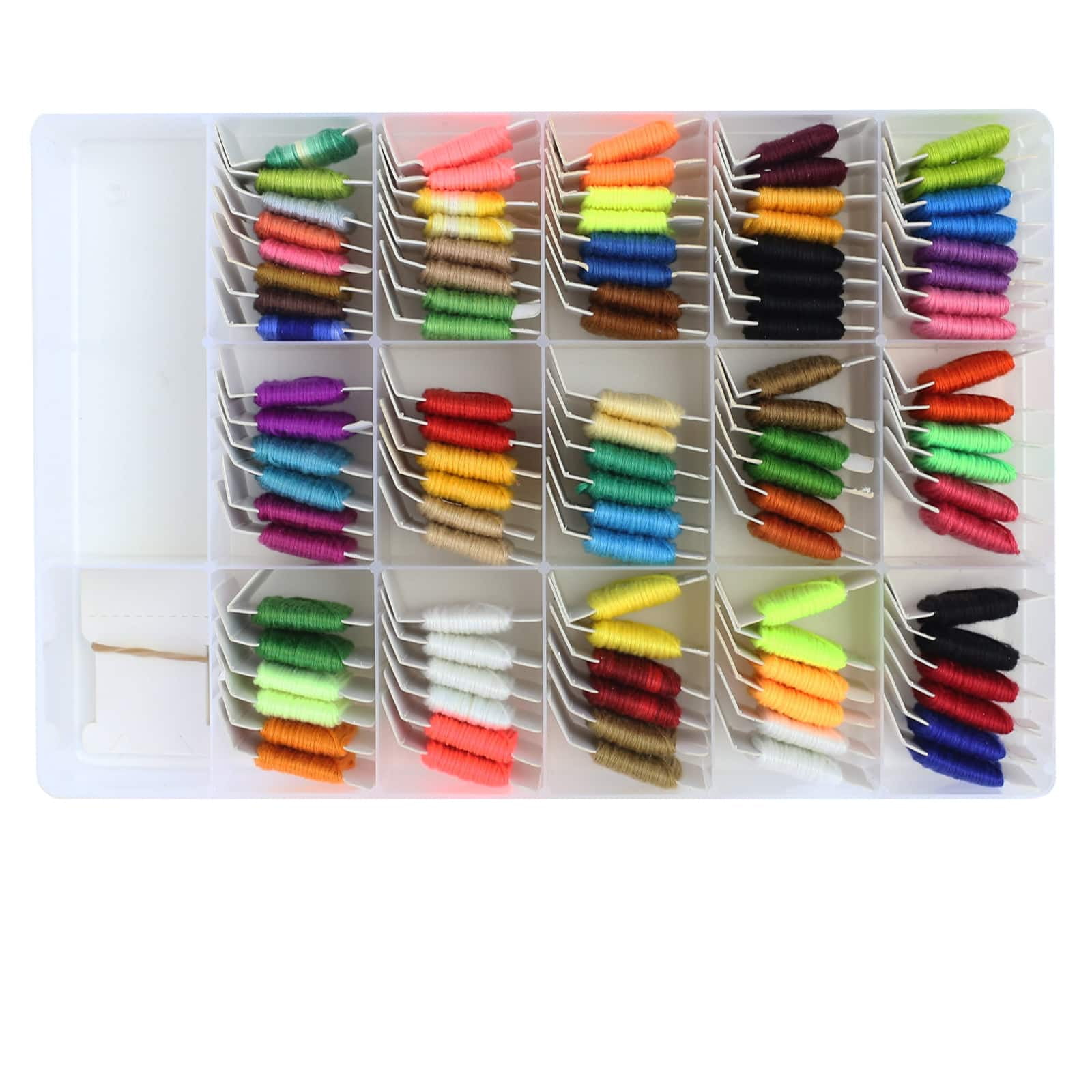 12 Pack: Embroidery Floss Organizer Kit by Loops & Threads, Size: 10.625 x 7.125 x 1.75