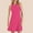 Hot Pink, variant on CaiJunJia Women's Summer Sleeveless Ribbed Dress Round Neck Casual Vacation Party Dresses