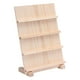 thumbnail image 2 of Expositor de pendientes de madera, expositor de tarjetas, organizador de joyas portátil 4 capas, 2 of 9