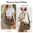 thumbnail image 2 of CHAOYUNYI Crossbody Shoulder Bag for Women - Water Resistant Casual Handbag Purse with Multiple Pockets, Adjustable Strap, Sunflower, 2 of 7
