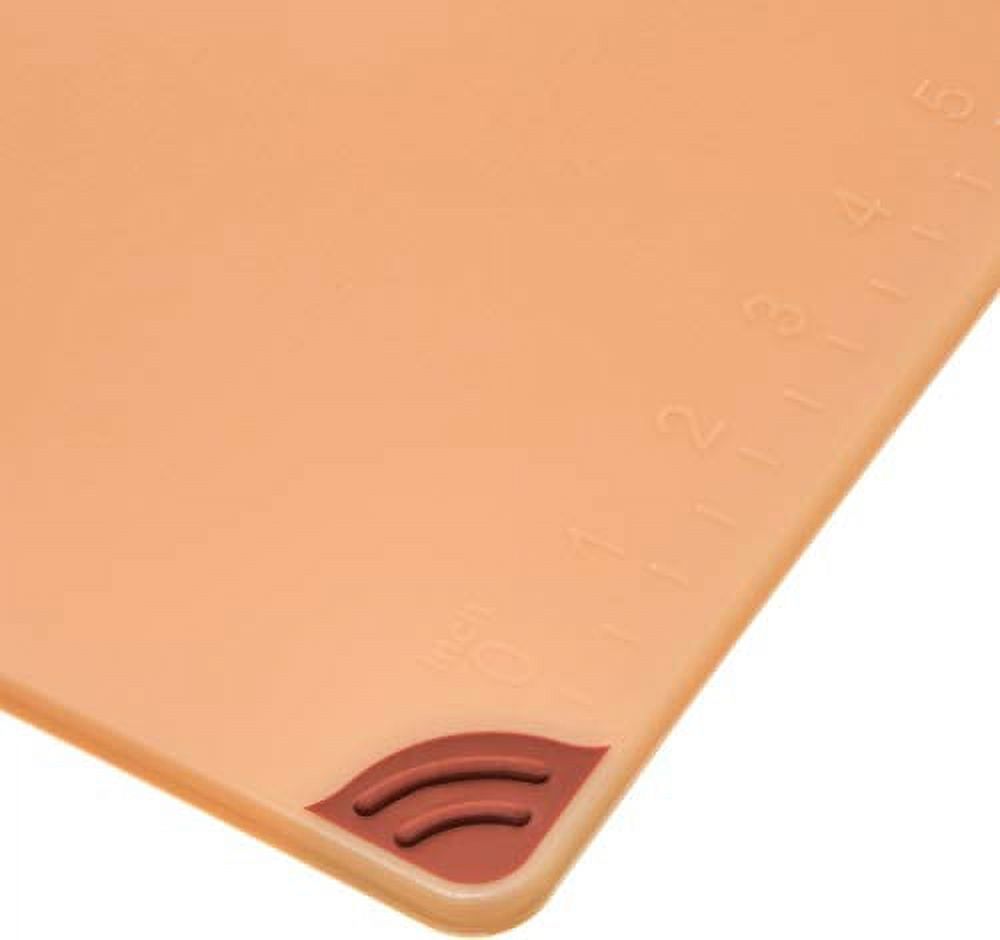 San Jamar Saf-T-Grip Plastic Cutting Board with Safety Hook, 9" x 12" x 0.375", Brown - image 3 of 3