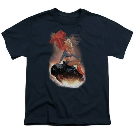 Superman Ride It Out S S Youth 18 1 Navy Xl (Best Way To Ride A Man On Top)
