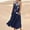Navy, variant on QUNYINEY Summer Dresses for Women 2025 Floral Sleeveless Casual A-Line Dress with Pockets Crew Neck Flowy Maxi Sundress