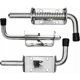 thumbnail image 3 of Cerradura de resorte de hierro galvanizado para puerta de cobertizo, perno de resorte resistente, pestillo de resorte, cerradura de puerta de garaje para puerta de furgoneta, granero, remolque, sótano, 3 of 5