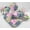 Pink Blue Green Spots, variant on Batik Tie Dye Reusable Fabric Bowl and Casserole Pan Covers by Penny's Needful Things (5 Cover Set) (Pink Blue Green Spots)