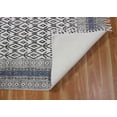 thumbnail image 6 of Casavani Handmade Flooring Dhurrie Cotton Kilim,Blue 9x15 feet, 6 of 6