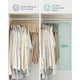 thumbnail image 4 of Perchas para pantalones SONGMICS, 30 unidades, terciopelo con clips ajustables, color gris, 4 of 7