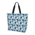 thumbnail image 2 of Fuzoiu Daisies Flowers Print Tote Bags for Women,Shoulder Bag, Gym Tote,Top Handle Ladies Shoulder Bags for Work Beach Travel and Shopping Grocery, 2 of 9