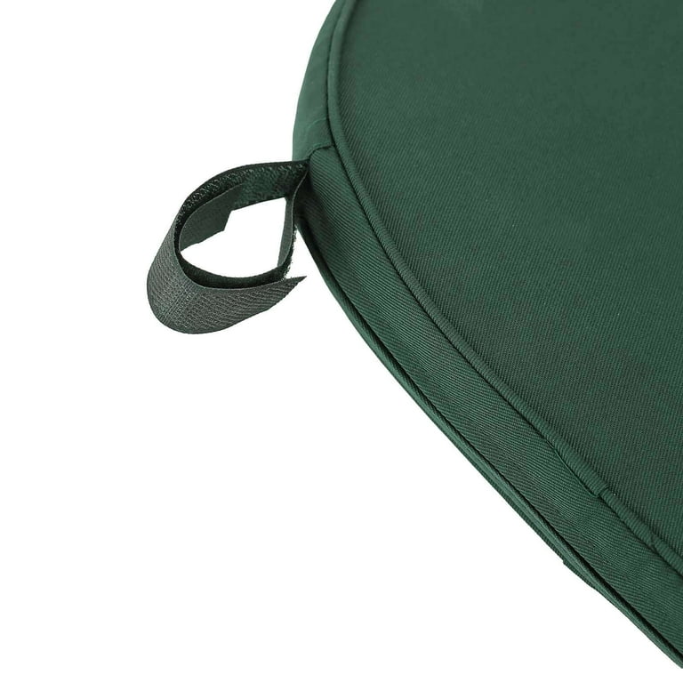 Efavormart Hunter Emerald Green Chiavari Chair Pad Memory Foam Seat Cushion With Ties and Removable Cover 2 Thick Walmart