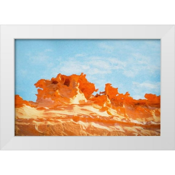 Murdock, Ramona 14x11 White Modern Wood Framed Museum Art Print Titled - The Fins I