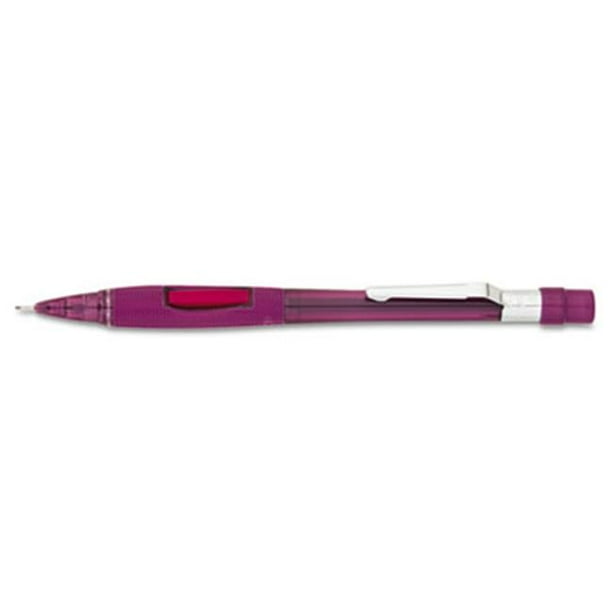 Pentel PD349TB Plus Rapide Clicker Crayon Mécanique 0,9 mm Transparent Barillet Bordeaux